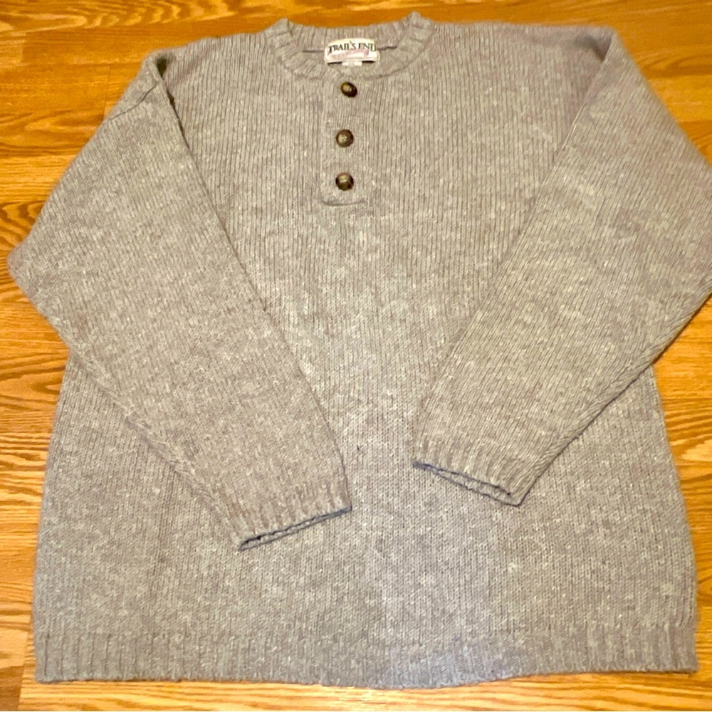 Vintage Trail’s End Men’s Wool Sweater Crew Neck Size XXL